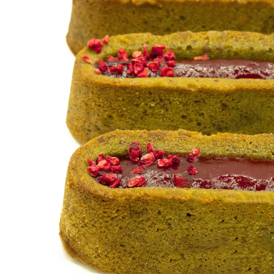 Pénélope - Le Financier matcha framboise